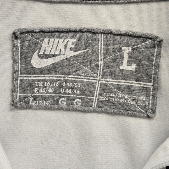 Nike Team Purdue University Womens Track Jacket Large White Warmup Full-Zip - Picture 2 of 13